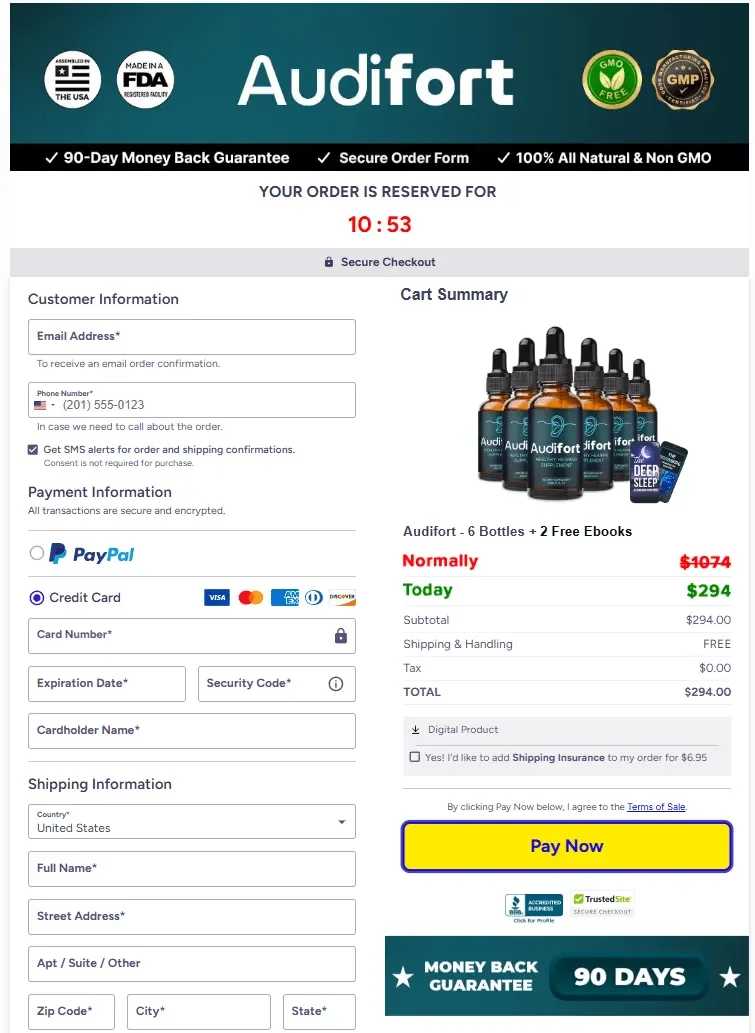 Audifort payment gateway